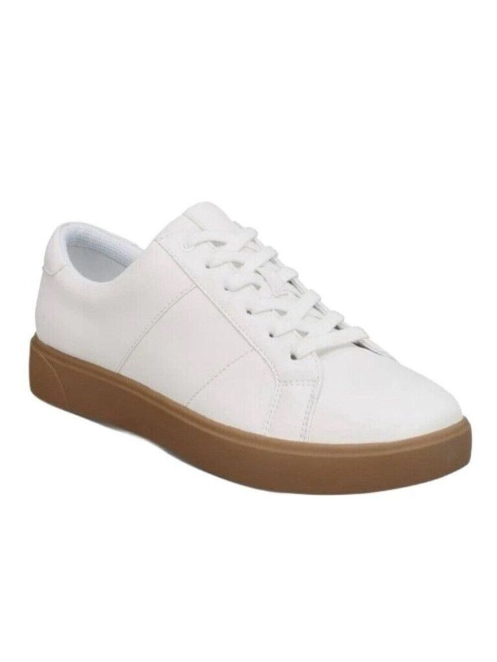 INC International Concepts Mens Ezra Gum Bottom Sneakers Shoed Size: 8.5 M White